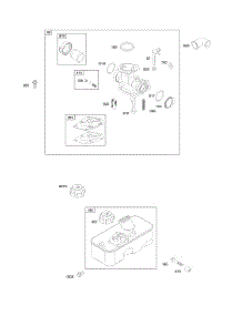 Carburetor, Fuel Supply parts for Briggs & Stratton Engine 09F902-0113-B1 from AppliancePartsPros.com
