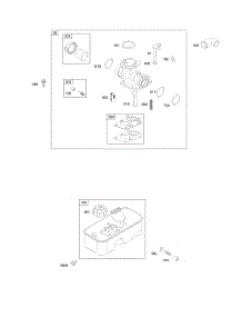 Carburetor, Fuel Supply parts for Briggs & Stratton Engine 09H902-0146-D1 from AppliancePartsPros.com