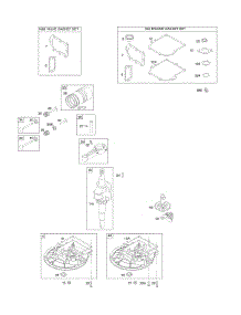Camshaft, Crankcase Cover / Sump, Crankshaft, Gasket Set - Engine, Gasket Set - Valve, Piston / Rings / Connecting Rod parts for Briggs & Stratton Engine 09T602-3152-H1 from AppliancePartsPros.com