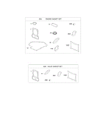 Gasket Sets parts for Briggs & Stratton Engine 100605-0041-H8 from AppliancePartsPros.com