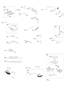 Alternator, Brake, Controls, Electric Starter, Governor Spring, Ignition parts for Briggs & Stratton Engine 100807-0003-H1 from AppliancePartsPros.com