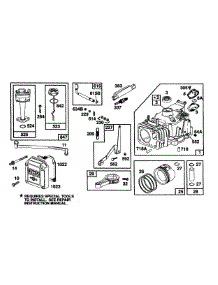 Cylinder,Oil Fill,Piston parts for Briggs & Stratton Engine 104772-0101-01 from AppliancePartsPros.com