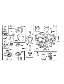 Sump Base Grp,Oil Pump Parts parts for Briggs & Stratton Engine 104772-4045-01 from AppliancePartsPros.com