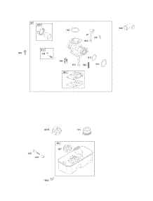 Carburetor, Fuel Supply parts for Briggs & Stratton Engine 10A902-2140-B2 from AppliancePartsPros.com
