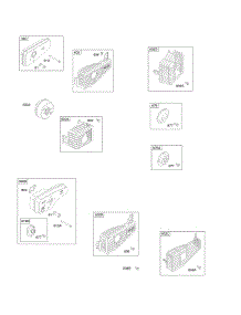 Exhaust System parts for Briggs & Stratton Engine 10A902-2276-81 from AppliancePartsPros.com