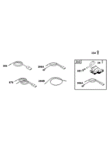 Electrical parts for Briggs & Stratton Engine 10C902-2030-E1 from AppliancePartsPros.com