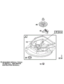 Sump Base, Cam parts for Briggs & Stratton Engine 10C902-2037-B1 from AppliancePartsPros.com