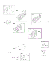 Brake, Exhaust System parts for Briggs & Stratton Engine 10E902-0015-B1 from AppliancePartsPros.com