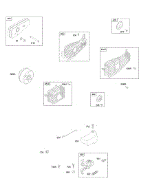 Brake, Exhaust System parts for Briggs & Stratton Engine 10G902-0132-B1 from AppliancePartsPros.com