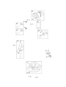 Camshaft, Crankcase Cover / Sump, Crankshaft, Piston / Rings / Connecting Rod parts for Briggs & Stratton Engine 10G902-0271-B1 from AppliancePartsPros.com