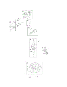 Camshaft, Crankcase Cover / Sump, Crankshaft, Piston / Rings / Connecting Rod parts for Briggs & Stratton Engine 10H902-0113-E1 from AppliancePartsPros.com