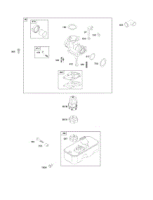 Carburetor, Fuel Supply parts for Briggs & Stratton Engine 10H902-0437-E1 from AppliancePartsPros.com