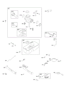 Carburetor, Controls, Fuel Supply, Governor Spring, Ignition parts for Briggs & Stratton Engine 10K902-0110-E1 from AppliancePartsPros.com