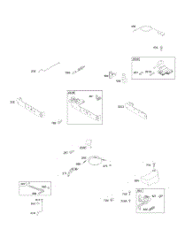 Brake, Ignition, Exhaust System parts for Briggs & Stratton Engine 10L602-1077-F1 from AppliancePartsPros.com