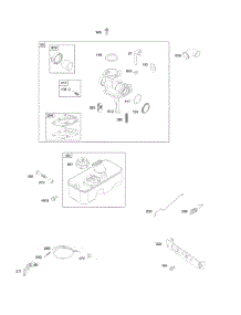 Carburetor, Controls, Fuel Supply, Governor Spring parts for Briggs & Stratton Engine 10S902-0833-B1 from AppliancePartsPros.com