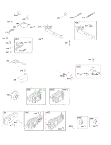 Brake, Controls, Governor Spring, Exhaust System, Ignition parts for Briggs & Stratton Engine 10T702-0857-B1 from AppliancePartsPros.com
