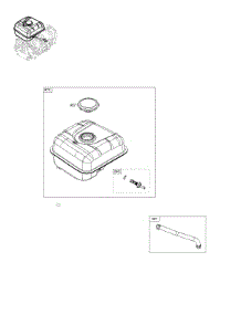 Fuel Supply parts for Briggs & Stratton Engine 10U232-0002-01 from AppliancePartsPros.com