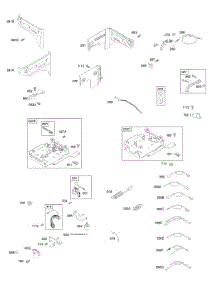 Panels, Controls, Springs, Alternator, Wires parts for Briggs & Stratton Engine 110412-0187-E1 from AppliancePartsPros.com