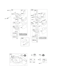 Carburetor, Fuel Supply parts for Briggs & Stratton Engine 110602-0015-E1 from AppliancePartsPros.com