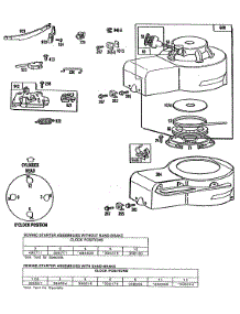 Blower Hsgs,Rewind,Brake parts for Briggs & Stratton Engine 110702-3118-02 from AppliancePartsPros.com