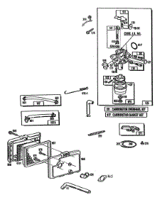 Carburetor, Air Cleaner Grp parts for Briggs & Stratton Engine 110702-3199-01 from AppliancePartsPros.com