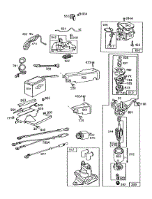 Electric Starter,Electrical parts for Briggs & Stratton Engine 110908-1006-01 from AppliancePartsPros.com
