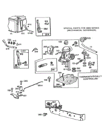 Carburetor Assy,Controls parts for Briggs & Stratton Engine 110982-3226-01 from AppliancePartsPros.com