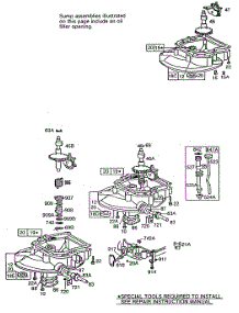 (3)Sump Bases,Right Angle Dr parts for Briggs & Stratton Engine 110987-1181-99 from AppliancePartsPros.com