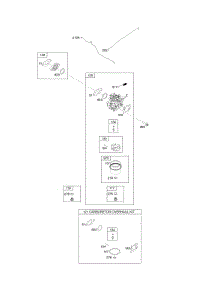 Carburetor, Carburetor Overhaul Kit parts for Briggs & Stratton Engine 110P02-0003-F4 from AppliancePartsPros.com