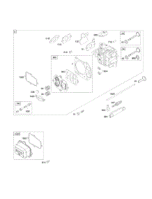 Cylinder Head parts for Briggs & Stratton Engine 111602-0159-E1 from AppliancePartsPros.com
