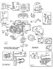 Cyl,Oil Fill,Piston,Mufflers parts for Briggs & Stratton Engine 111708-0180-03 from AppliancePartsPros.com