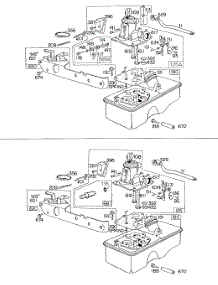 Carburetor & Fuel Tank Assy parts for Briggs & Stratton Engine 111902-0102-99 from AppliancePartsPros.com
