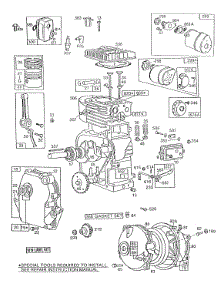 Cyl,Oil Fill,Piston,Mufflers parts for Briggs & Stratton Engine 112232-0855-01 from AppliancePartsPros.com