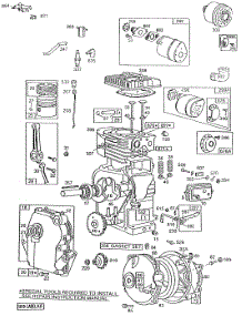 Cyl,Oil Fill,Piston,Mufflers parts for Briggs & Stratton Engine 112252-0049-99 from AppliancePartsPros.com