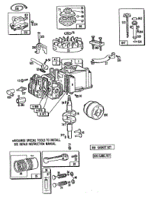 Cyl,Oil Fill,Piston,Mufflers parts for Briggs & Stratton Engine 112702-3064-02 from AppliancePartsPros.com