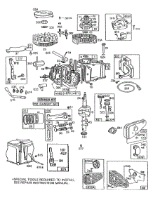 Cyl,Oil Fill,Piston,Mufflers parts for Briggs & Stratton Engine 113908-0617-01 from AppliancePartsPros.com