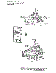 (2)Sump Bases,High Oil Fill parts for Briggs & Stratton Engine 113908-0669-01 from AppliancePartsPros.com