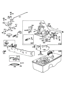 Carburetor & Fuel Tank Assy parts for Briggs & Stratton Engine 113988-0141-99 from AppliancePartsPros.com