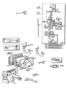 Carburetor & Air Cleaner Grp parts for Briggs & Stratton Engine 114782-0177-01 from AppliancePartsPros.com