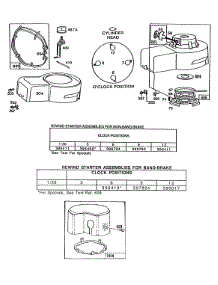 Rewind, Blower Hsg, Guard parts for Briggs & Stratton Engine 114987-0185-02 from AppliancePartsPros.com