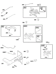 Control Panel, Controls, Governor Spring parts for Briggs & Stratton Engine 118432-0151-B1 from AppliancePartsPros.com