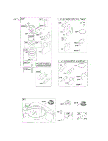 Carburetor, Fuel Supply parts for Briggs & Stratton Engine 11C602-0100-E1 from AppliancePartsPros.com