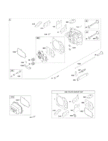 Cylinder Head parts for Briggs & Stratton Engine 11C602-0110-E1 from AppliancePartsPros.com