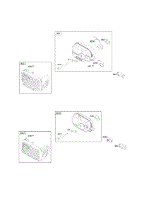Exhaust System parts for Briggs & Stratton Engine 11P902-0001-H1 from AppliancePartsPros.com
