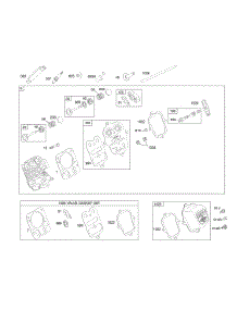 Cylinder Head parts for Briggs & Stratton Engine 120202-0422-E1 from AppliancePartsPros.com