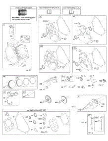 Camshaft, Crankcase Cover, Crankshaft, Cylinder, Lubrication, Piston Group parts for Briggs & Stratton Engine 120252-0140-B8 from AppliancePartsPros.com