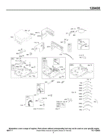 Controls / Governor Springs, Ignition parts for Briggs & Stratton Engine 120412-0143-E2 from AppliancePartsPros.com