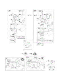 Carburetor, Fuel Supply parts for Briggs & Stratton Engine 120602-0105-B1 from AppliancePartsPros.com