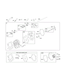Cylinder Head parts for Briggs & Stratton Engine 121003-1412-B2 from AppliancePartsPros.com