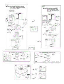 Carburetor, Fuel Supply parts for Briggs & Stratton Engine 121252-0122-B8 from AppliancePartsPros.com